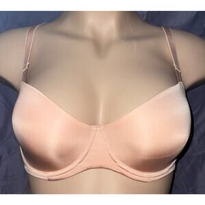 34C TAN VICTORIA'S SECRET DREAM ANGELS UNLINED DEMI BRA
